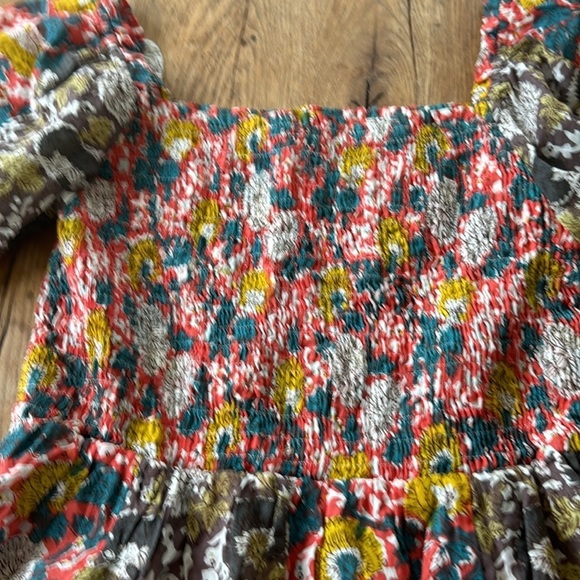 ANTHROPOLOGIE Velvet by Graham & Spencer Taria Smocked Dress - Picture 3 of 7